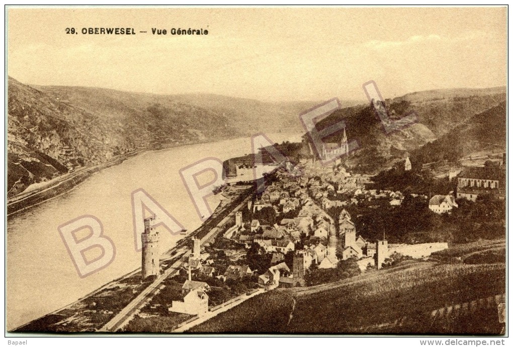 Oberwesel (Allemagne) - Vue Générale - Oberwesel