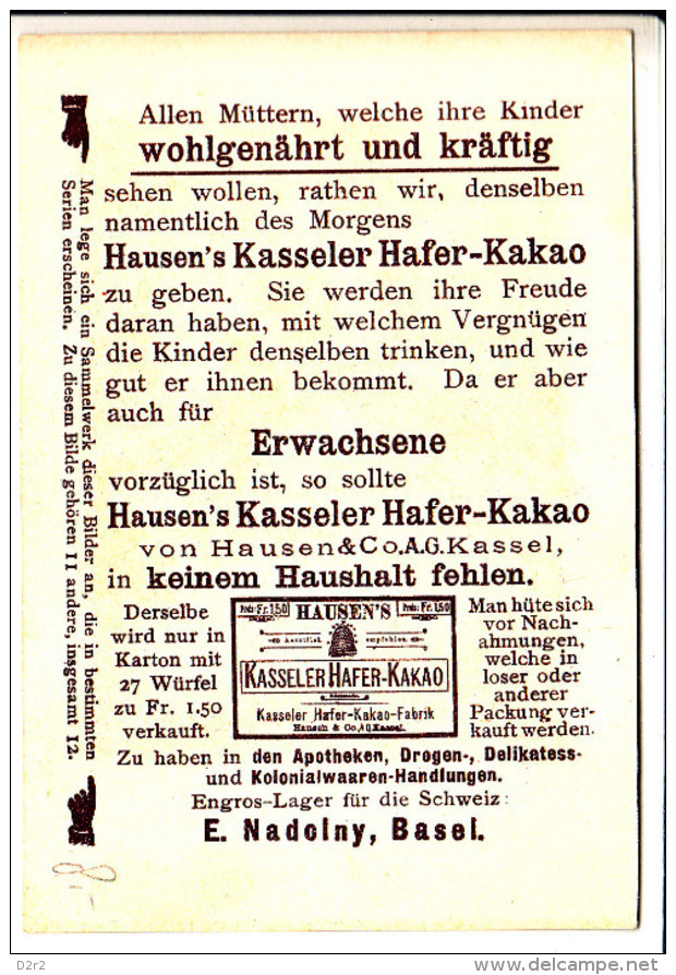 KAKAO-FABRIK - HAUSEN & CO.A.G KASSEL - SERIE 1 - TERRARIUM&AQUUARIUM-NUM 4 - Publicités