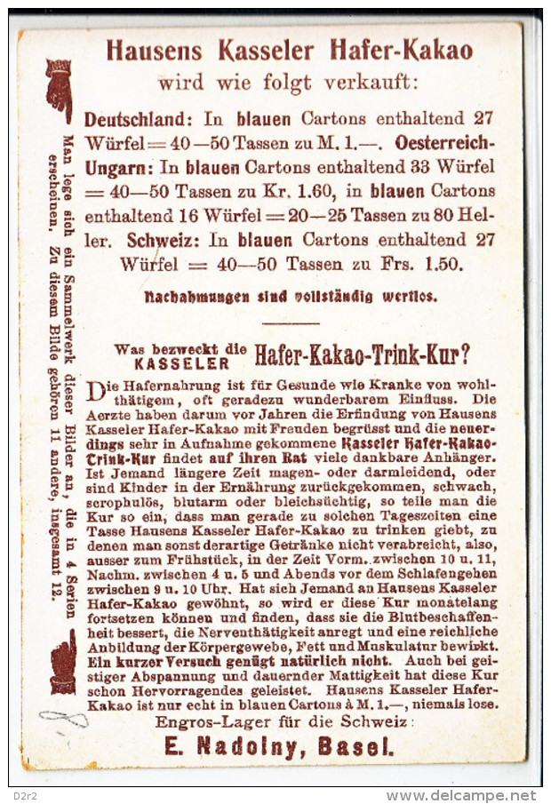 KAKAO-FABRIK - HAUSEN & CO.A.G KASSEL - SERIE 4 - TERRARIUM&AQUUARIUM-NUM 10 - Publicités