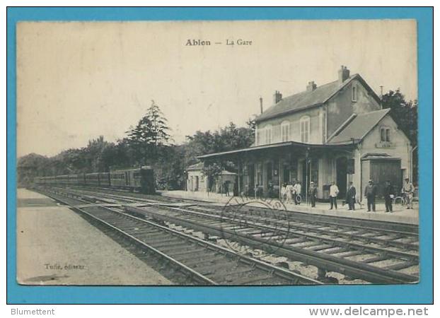 CPA - Chemin De Fer Arrivée Du Train En Gare De ABLON 94 - Ablon Sur Seine