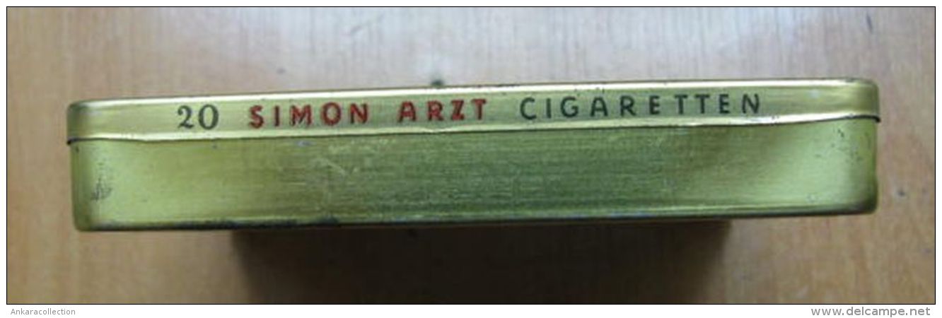 AC - EGYPTIAN CIGARETTE MANUFACTORY SIMON ARTZ CIGARETTES EMPTY TIN BOX - Boites à Tabac Vides