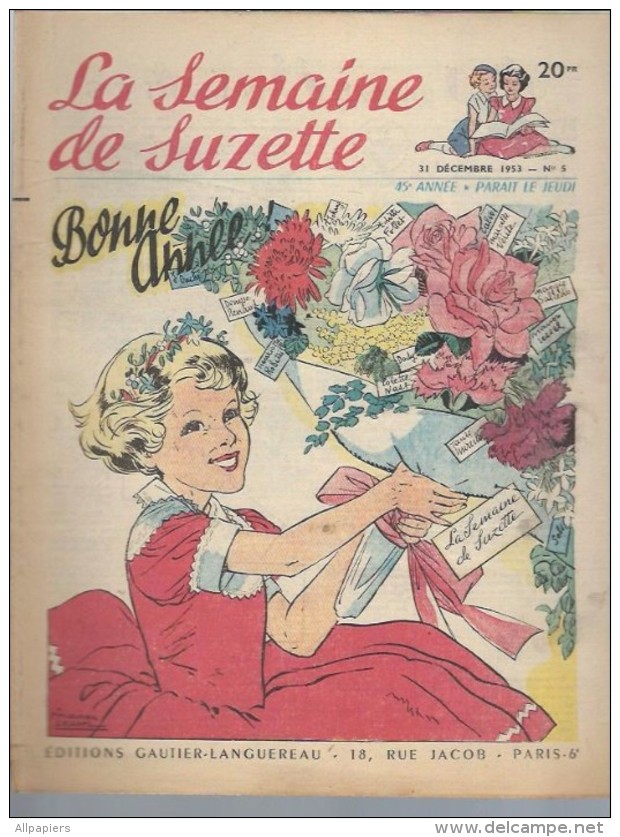 La Semaine De Suzette N°5 Bonne Année - Jeu Des Visites - L'Angleterre Inconnue - Une étagère Pour Votre Chambre - La Semaine De Suzette