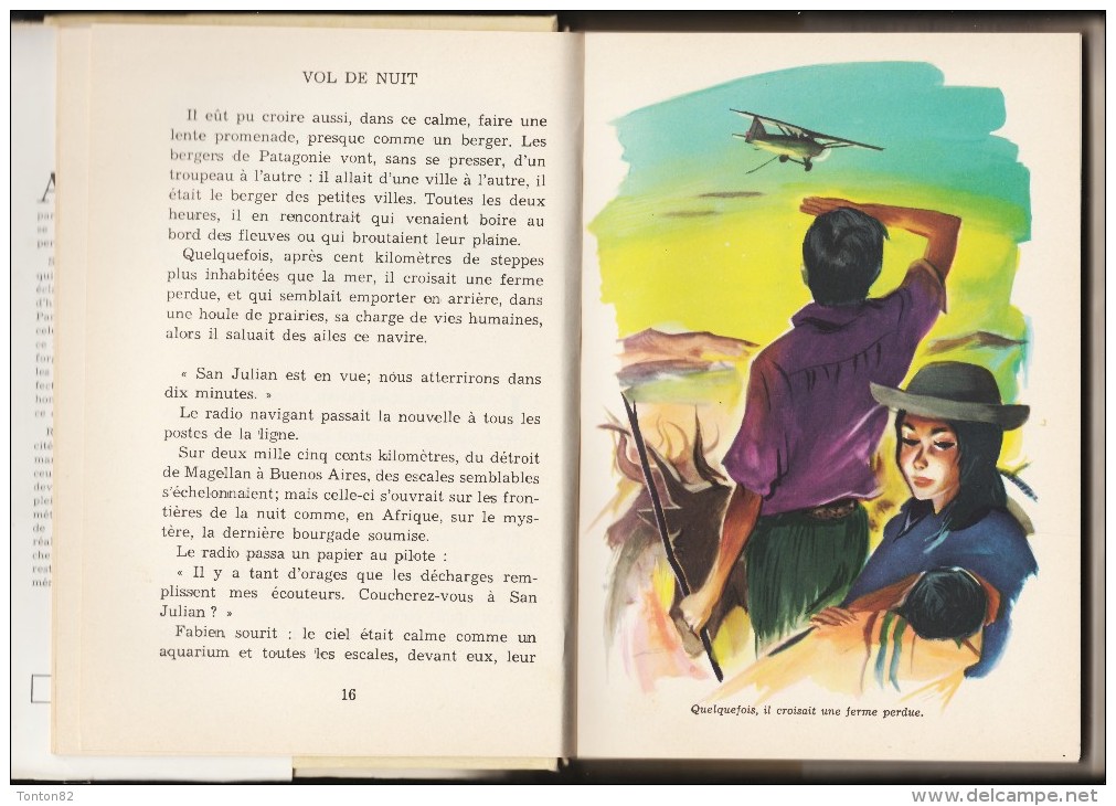 Antoine De Saint-Exupéry - Vol De Nuit - Idéal Bibliothèque N° 112 - ( 1958 ) . - Ideal Bibliotheque