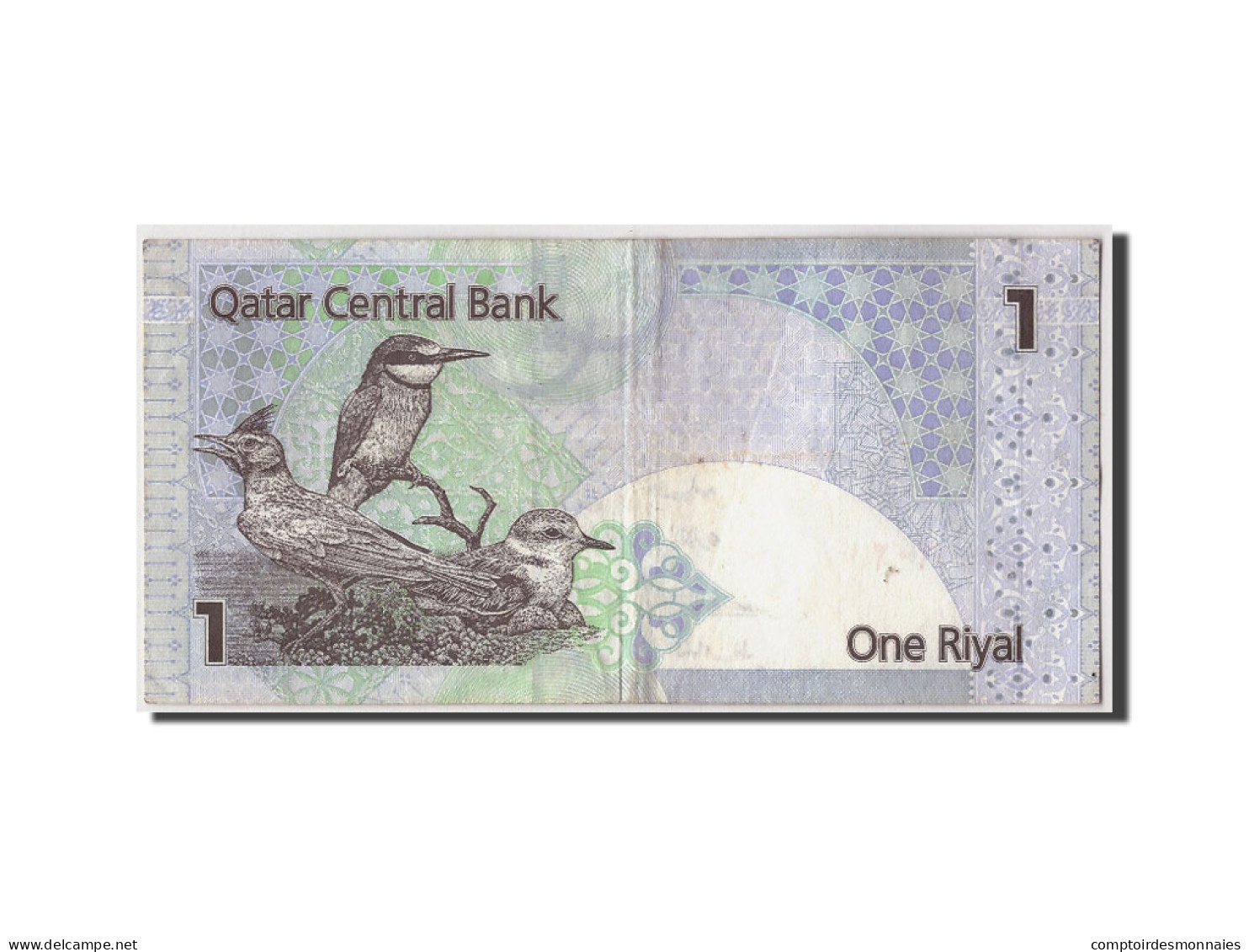 Billet, Qatar, 1 Riyal, Undated (2003), KM:20, TB+ - Qatar