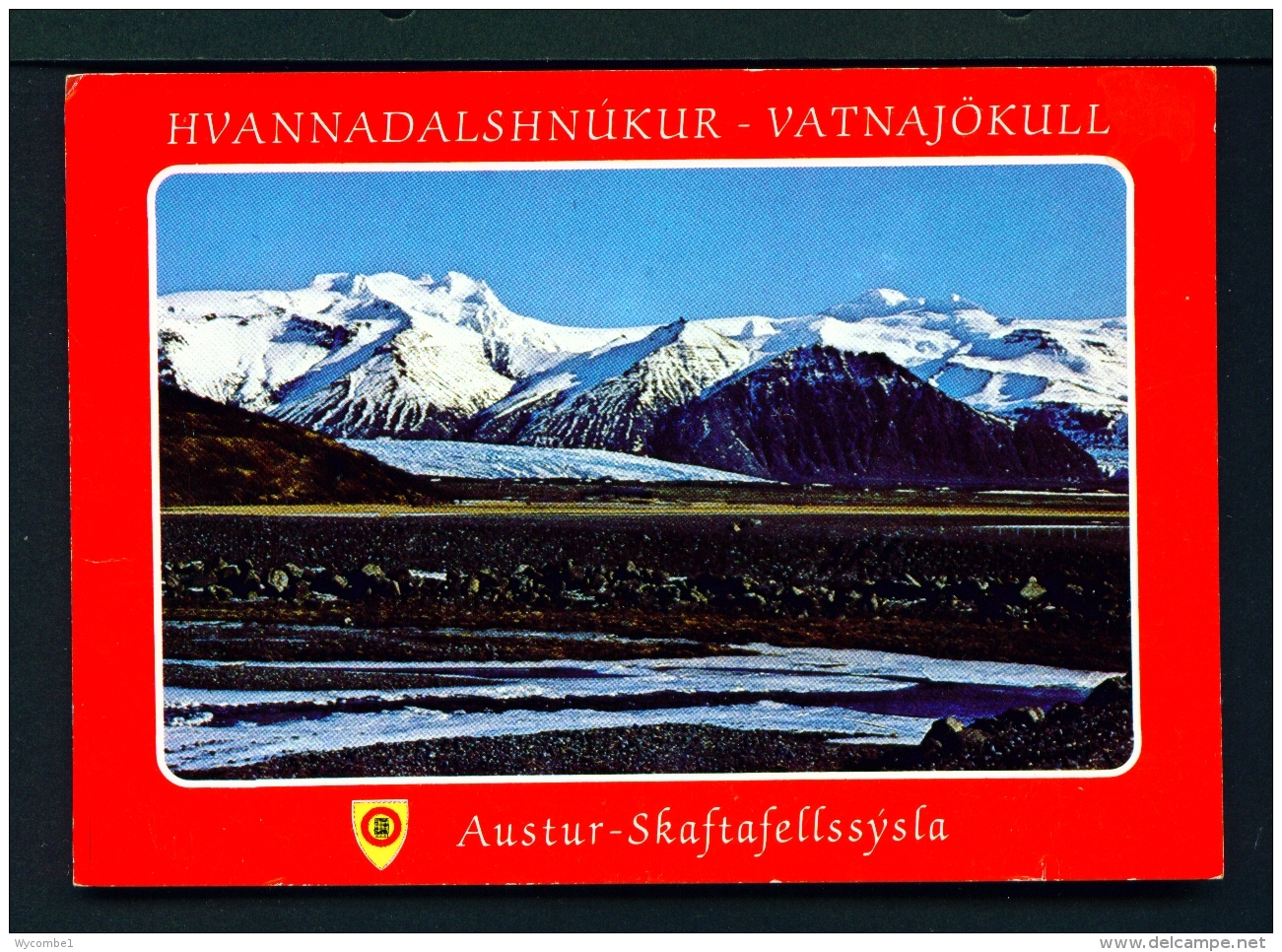ICELAND  -  Vatnajokull Glacier  Unused Postcard - Iceland