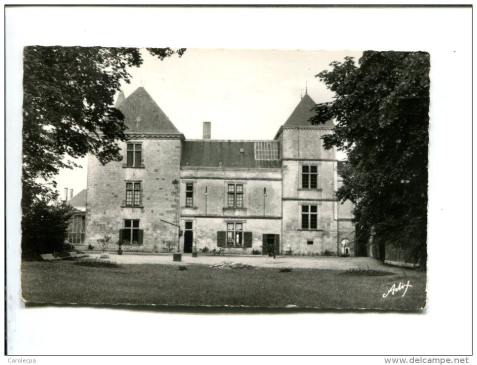 CP - COULONGES (79) HOTEL DE VILLE  COTE PARC  LE CHATEAU - Coulonges-sur-l'Autize