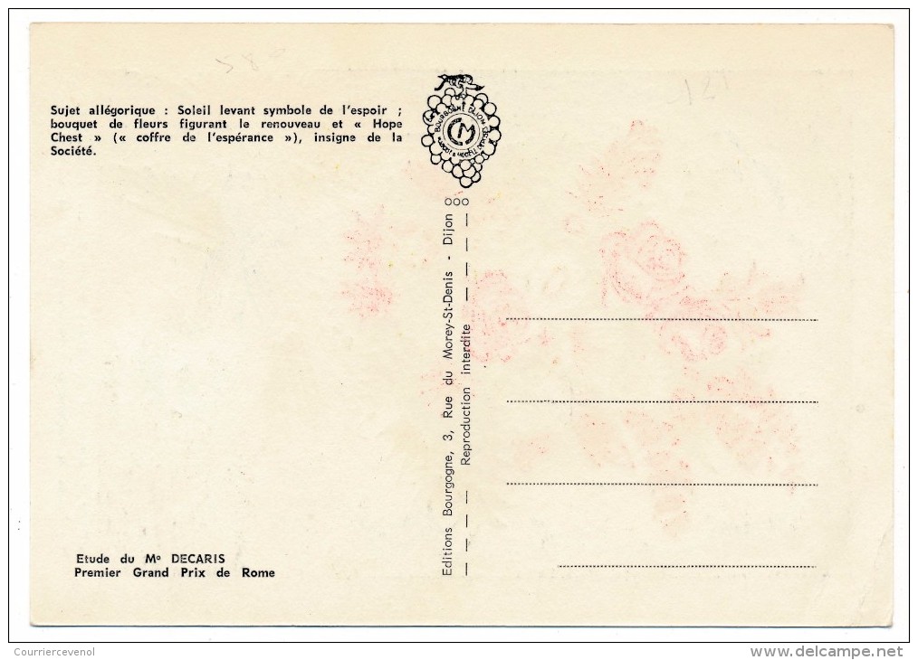 MONACO => Carte Maximum - 0,20 National Multiple Sclerosis Society - 6/06/1962 - CP Illustrée Par DECARIS - Maximumkarten (MC)