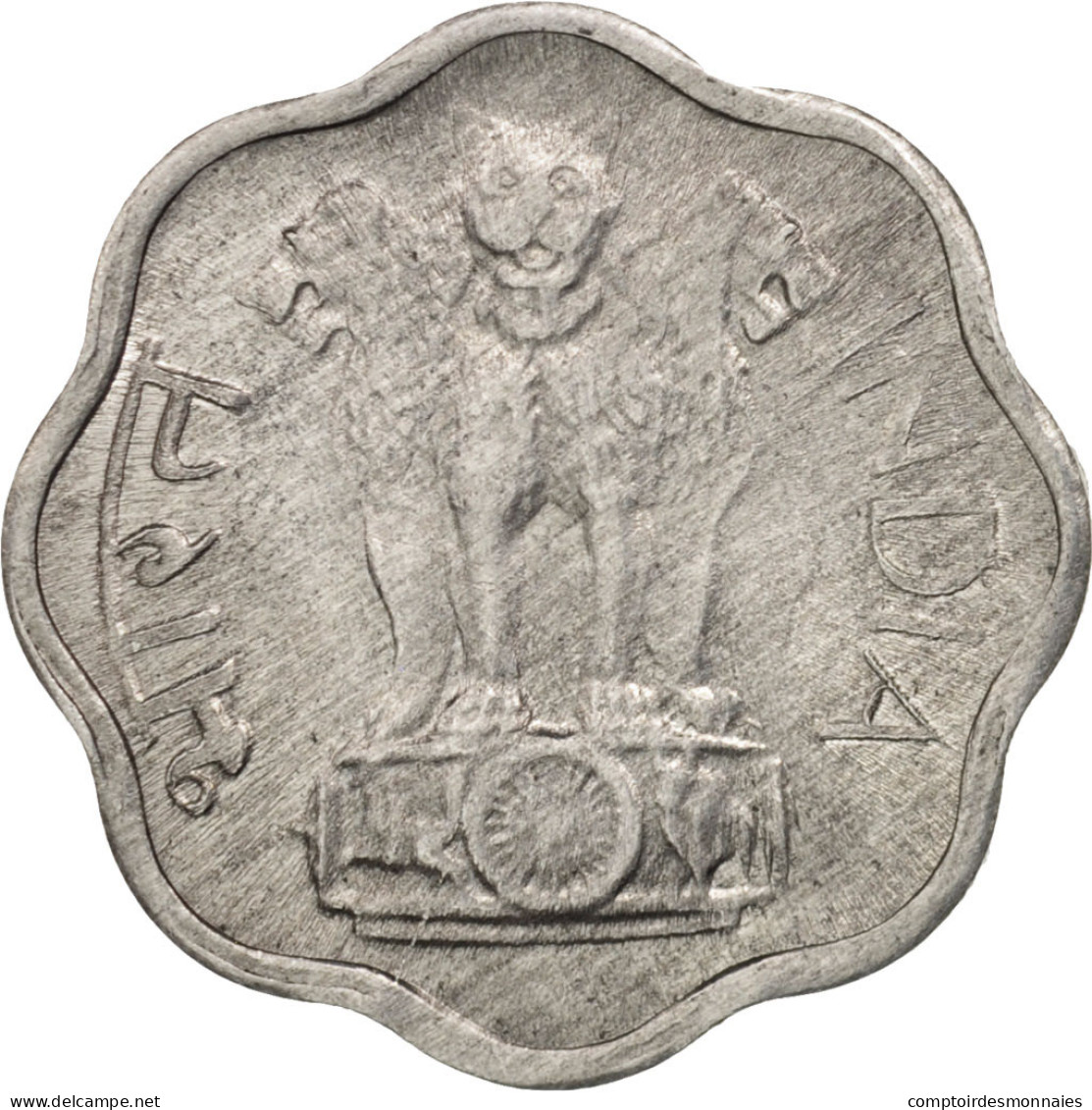 Monnaie, INDIA-REPUBLIC, 2 Paise, 1975, SUP, Aluminium, KM:13.6 - Inde