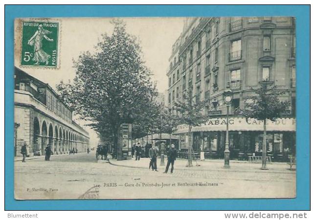 CPA 344 - Gare Du Point Du Jour Et Boulevard Exelmans PARIS XVIème éditeur P. MARMUSE - Distrito: 16