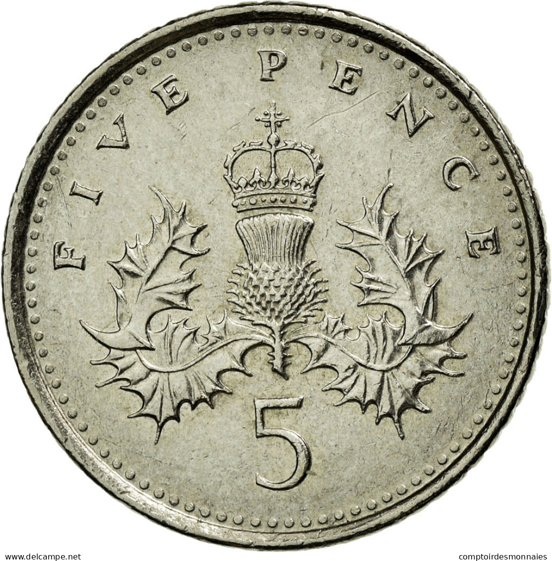 Monnaie, Grande-Bretagne, Elizabeth II, 5 Pence, 1992, TTB+, Copper-nickel - 5 Pence & 5 New Pence