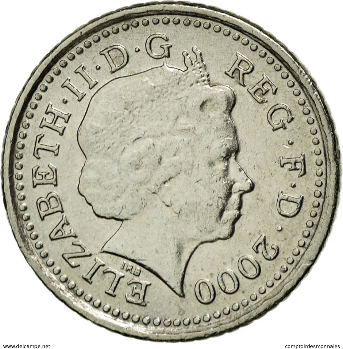 Monnaie, Grande-Bretagne, Elizabeth II, 5 Pence, 2000, TTB, Copper-nickel - 5 Pence & 5 New Pence