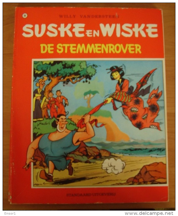 België Stripverhaal SUSKE En WISKE 1980 Nr 84 DE STEMMENROVER  Kwaliteit +++ - Suske & Wiske