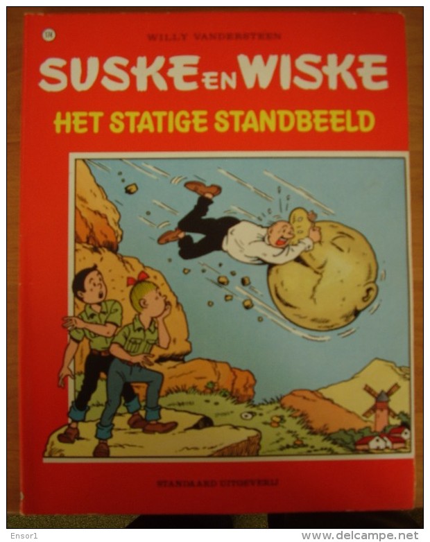 België Stripverhaal SUSKE En WISKE Nr 174 HET STATIGE STANDBEELD  Kwaliteit +++ - Suske & Wiske