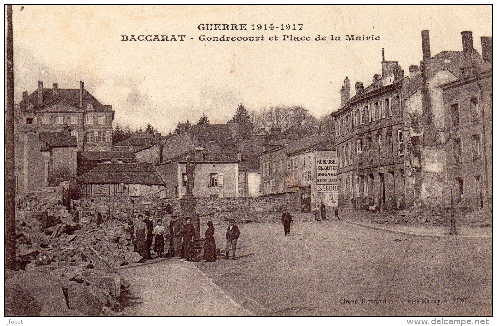 54 MEURTHE ET MOSELLE - BACCARAT Gondrecourt Et Place De La Mairie - Baccarat