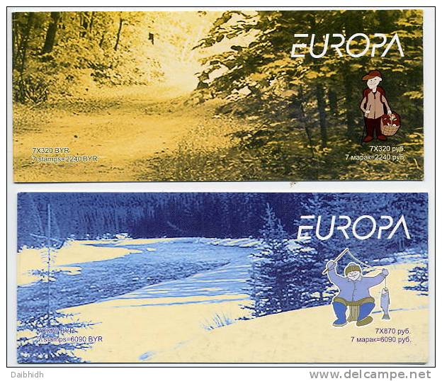 BELARUS 2004 Europa: Holidays  Set Of Two Booklets MNH / **.  Michel MH7-8 - 2004