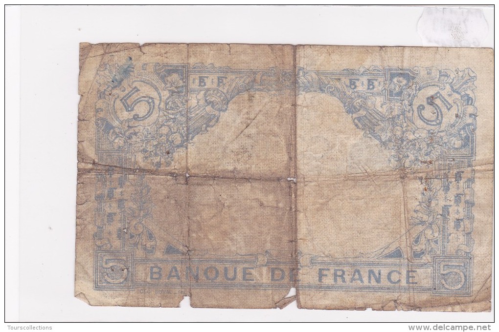 Billet De 5 Francs Bleu Du 03/05/1916 GEMEAUX - Q.11675 Alph 277 @ N° Fayette : 2.39 - 5 F 1912-1917 ''Bleu''