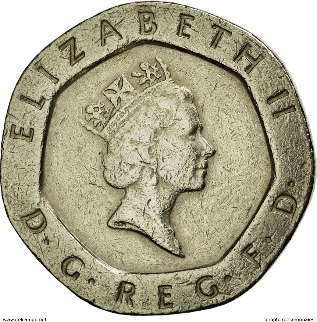 Monnaie, Grande-Bretagne, Elizabeth II, 20 Pence, 1987, TTB, Copper-nickel - 20 Pence