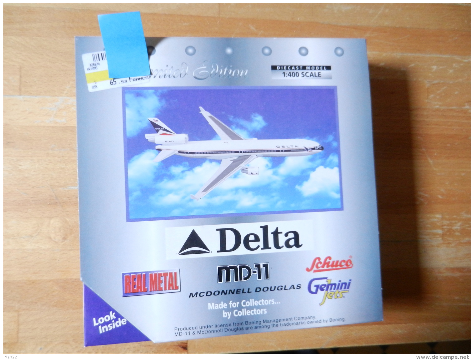 SCHUCO  GEMINI SETS  ECH 1/400   MCDONNELL DOUGLAS  MD 11 DELTA - Flugzeuge & Hubschrauber