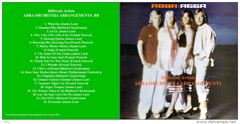 ABBA ORCHESTRA ARRANGEMENTS Different Artists. - Collectors