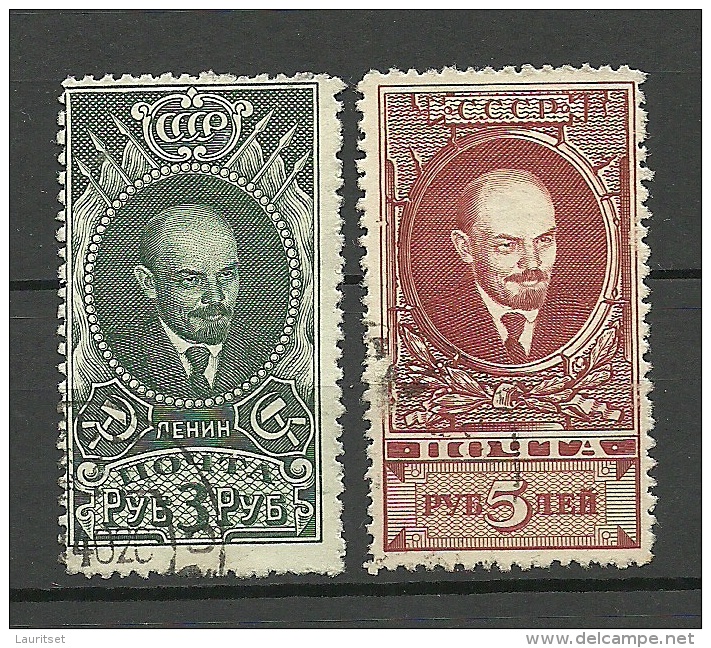 RUSSLAND RUSSIA 1939 Michel 687 - 688 Lenin O - Used Stamps