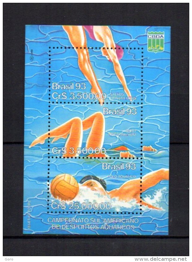 Brasil   1993  .-   Y&T  Nº  91   Block   ** - Blocs-feuillets