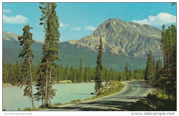 Canada Mount Hardisty And Athabasca River Jasper National Park Alberta - Jasper