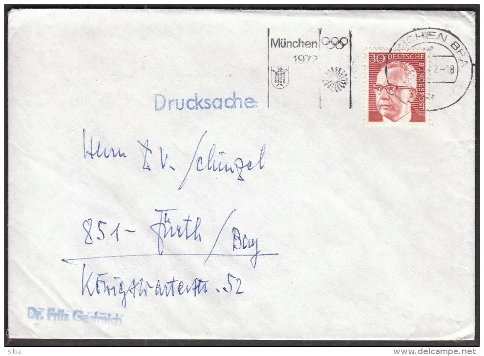 Germany Munich 1972  Olympic Games Munich / Machine Stamp - Ete 1972: Munich