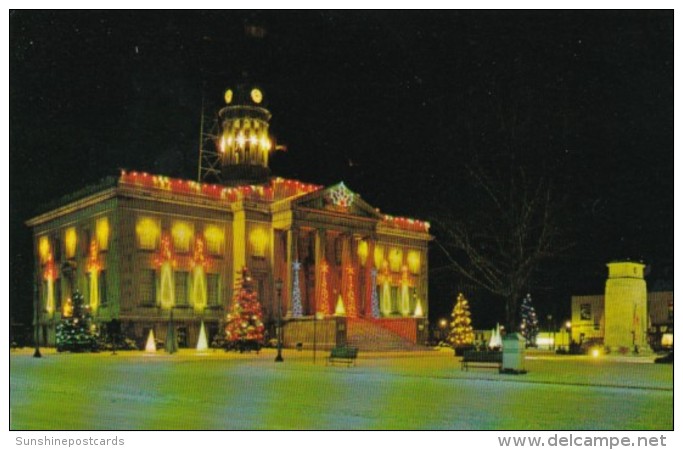 Canada Christmas Lights At City Hall Kitchener Ontario - Kitchener