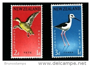NEW ZEALAND - 1959  BIRDS  SET  MINT NH - Neufs
