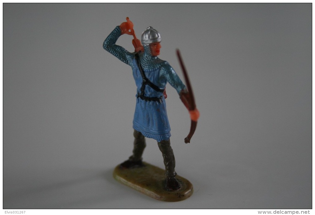 Elastolin, Lineol Hauser, H=40mm, Knight, Plastic - Vintage Toy Soldier - Figurines
