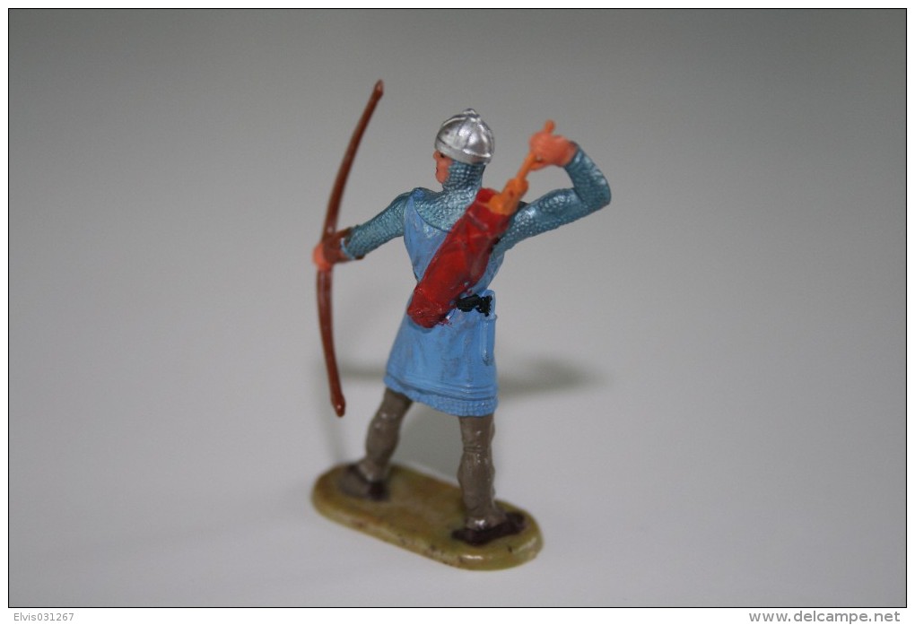 Elastolin, Lineol Hauser, H=40mm, Knight, Plastic - Vintage Toy Soldier - Figurines