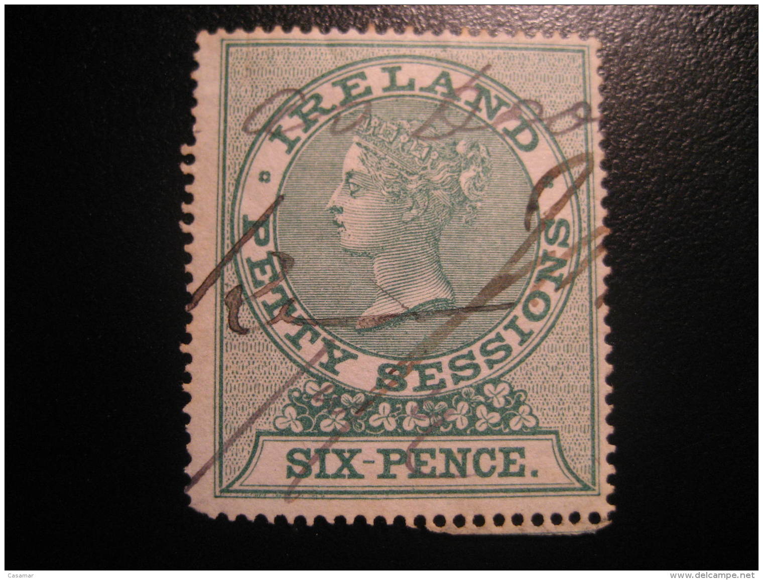 PETTY SESSIONS 6 Pence Revenue Fiscal Tax Postage Due Official Ireland - Segnatasse