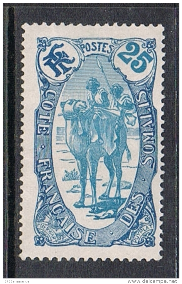 COTE FRANCAISE DES SOMALIS N°73 NSG - Neufs