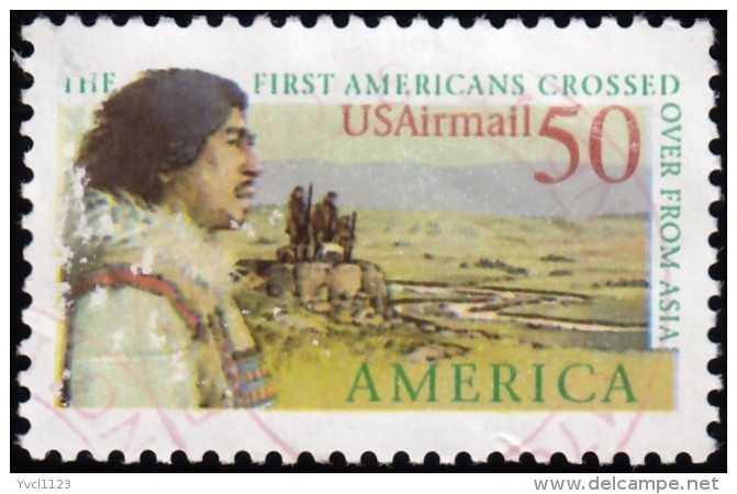 UNITED STATES - Scott #C131 Bering Land Bridge / Used Stamp - 3a. 1961-… Oblitérés