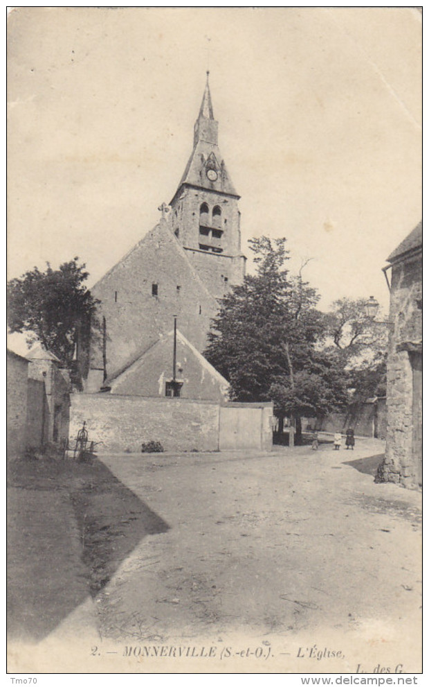 91  Essonne  -  Monnerville  ,  L´Eglise - Autres & Non Classés