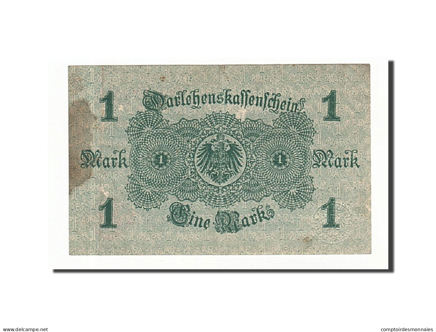 Billet, Allemagne, 1 Mark, 1914, 1914-08-12, KM:50, TB+ - Bundeskassenschein