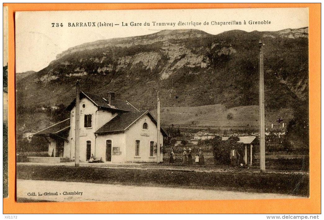 MCA-10 BArraux  Gare Du Tramway De Chapareillan à Grenoble. ANIME. Circulé - Barraux