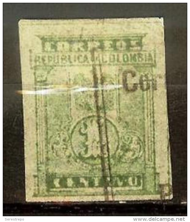 COLOMBIA 1904.__.__ [207d-1] Escudo - Leo 207d - Colombia