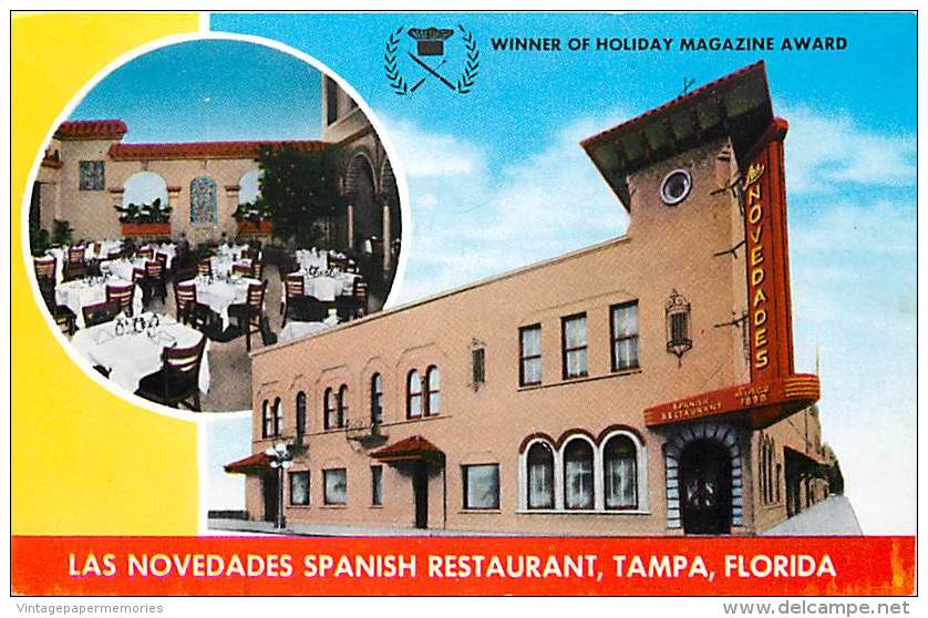 199423-Florida, Tampa, Las Novedades Spanish Restaurant, MWM No 18,467F - Tampa