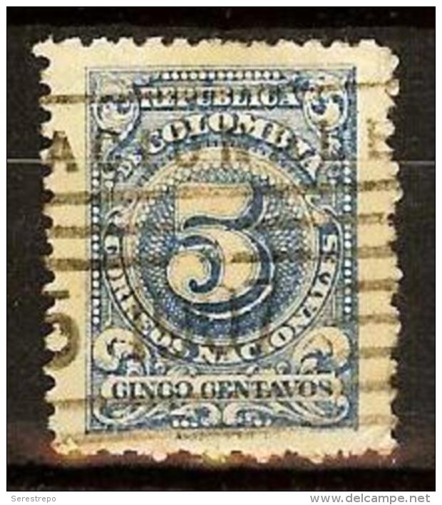 COLOMBIA 1904.03.01 [214-5] Números, Efigie Y Escudo - Colombia