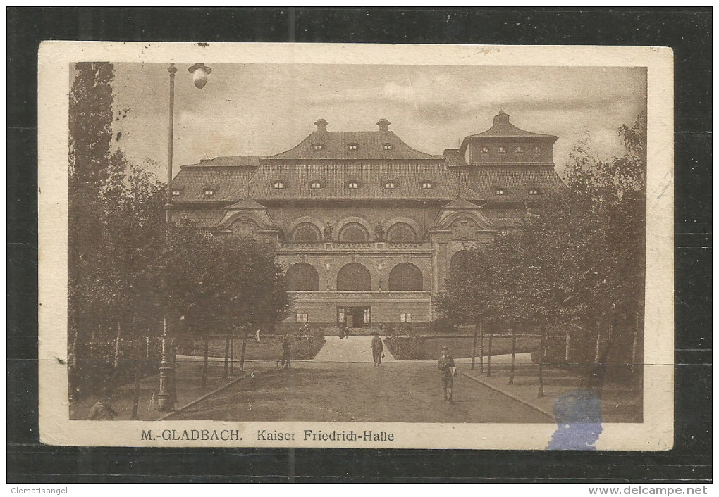 326v * MÖNCHEN-GLADBACH * KAISER FRIEDRICH-HALLE * 1918 **!! - Moenchengladbach