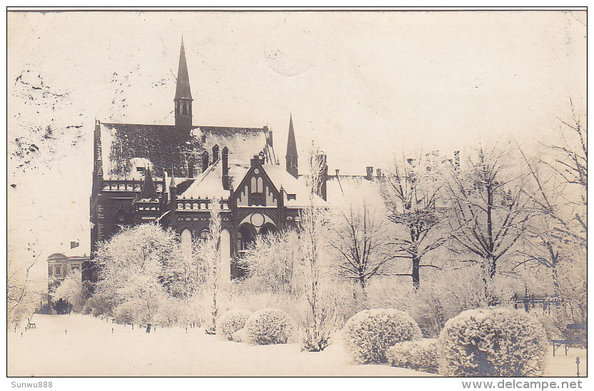 Riga Sous La Neige, Winter, Snow (1927 To Belgium, Gent) - Lettonie