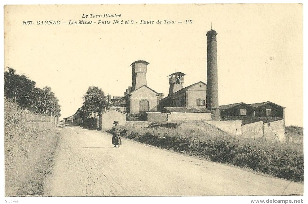 81 Cagnac . Les Mines  Puits N° 1 Et  2 Route De Taix - Autres & Non Classés