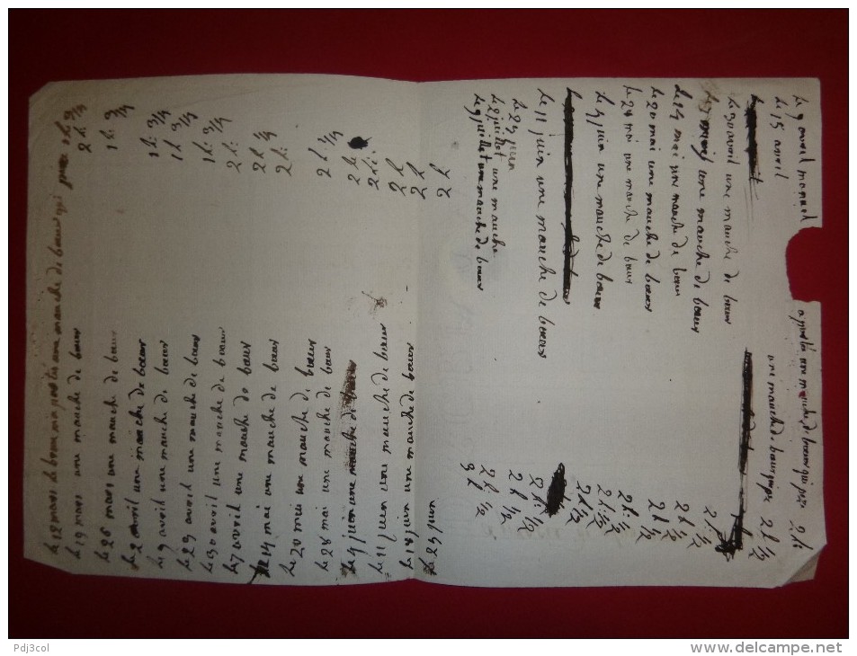 Lettre Du Chalons Sur Saone Adressée à  Pontcroix En Basse Bretagne, Cachet CHALONS.S.S Port 18 - 1701-1800: Précurseurs XVIII