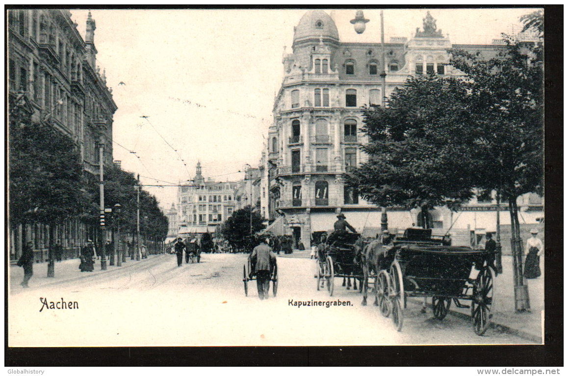 DC1152 - DEUTSCHLAND - AACHEN - KAPUZINERGRABEN MIT KUTSCHE - Aachen