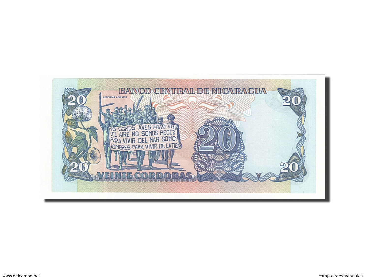 Billet, Nicaragua, 20 Cordobas, 1985, 1985, KM:152, SPL - Nicaragua