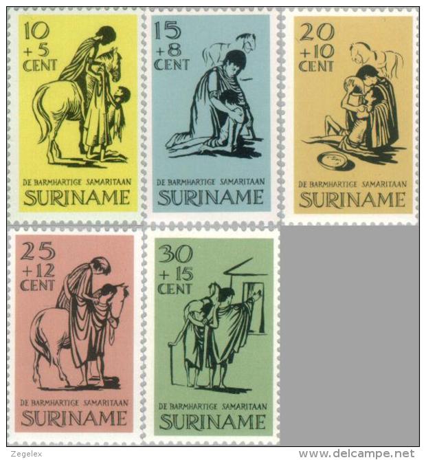 Suriname 1966 Barmhartige Samaritaan - NVPH 470 Ongestempeld  Easter - Suriname ... - 1975