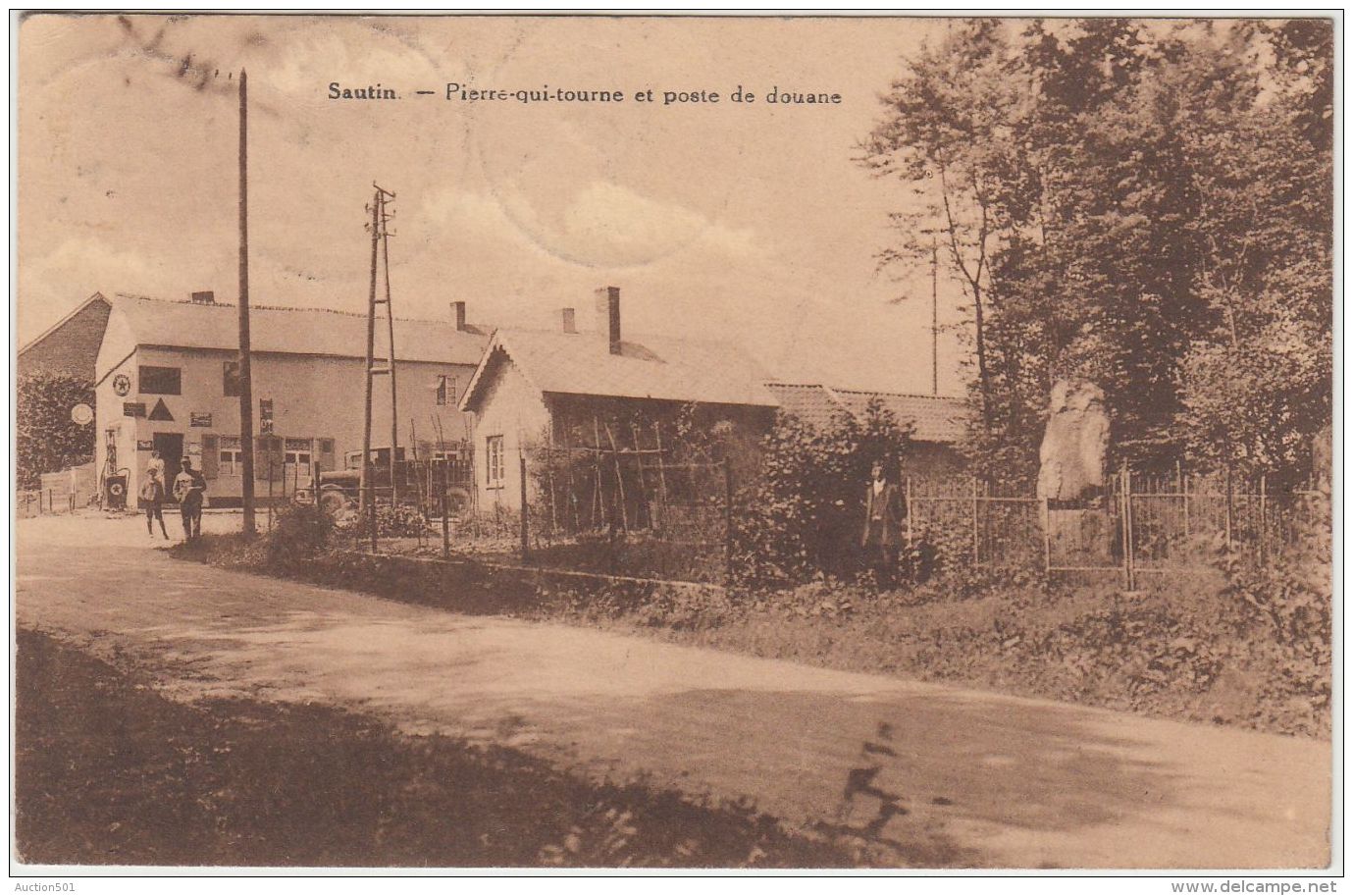 26492g  POSTE DE DOUANE - PIERRE-QUI-TOURNE - Sautin - Sivry-Rance