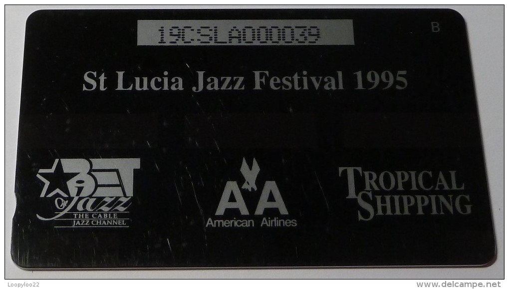 SAINT LUCIA - GPT - 19CSLA - $20 - STL-19A - Jazz Festival 1995 - Used - Saint Lucia