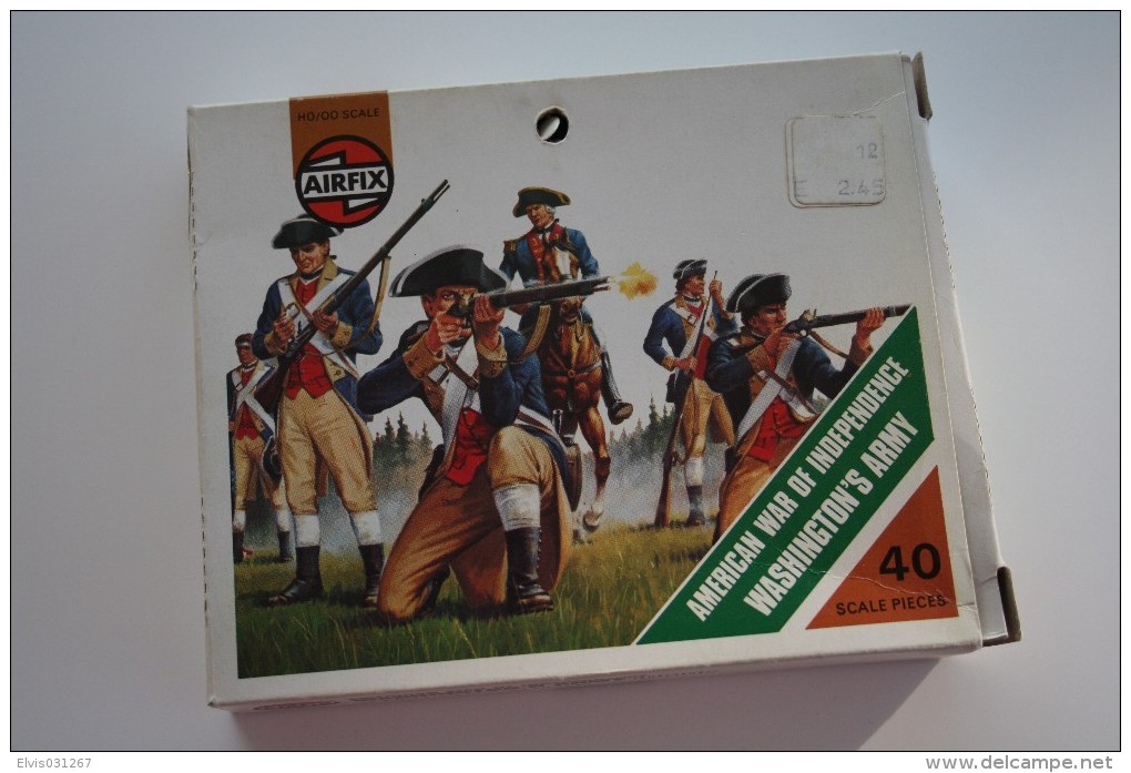 Airfix American War Of Independence, Washinton's Army, Scale HO/OO, Vintage - Figurines